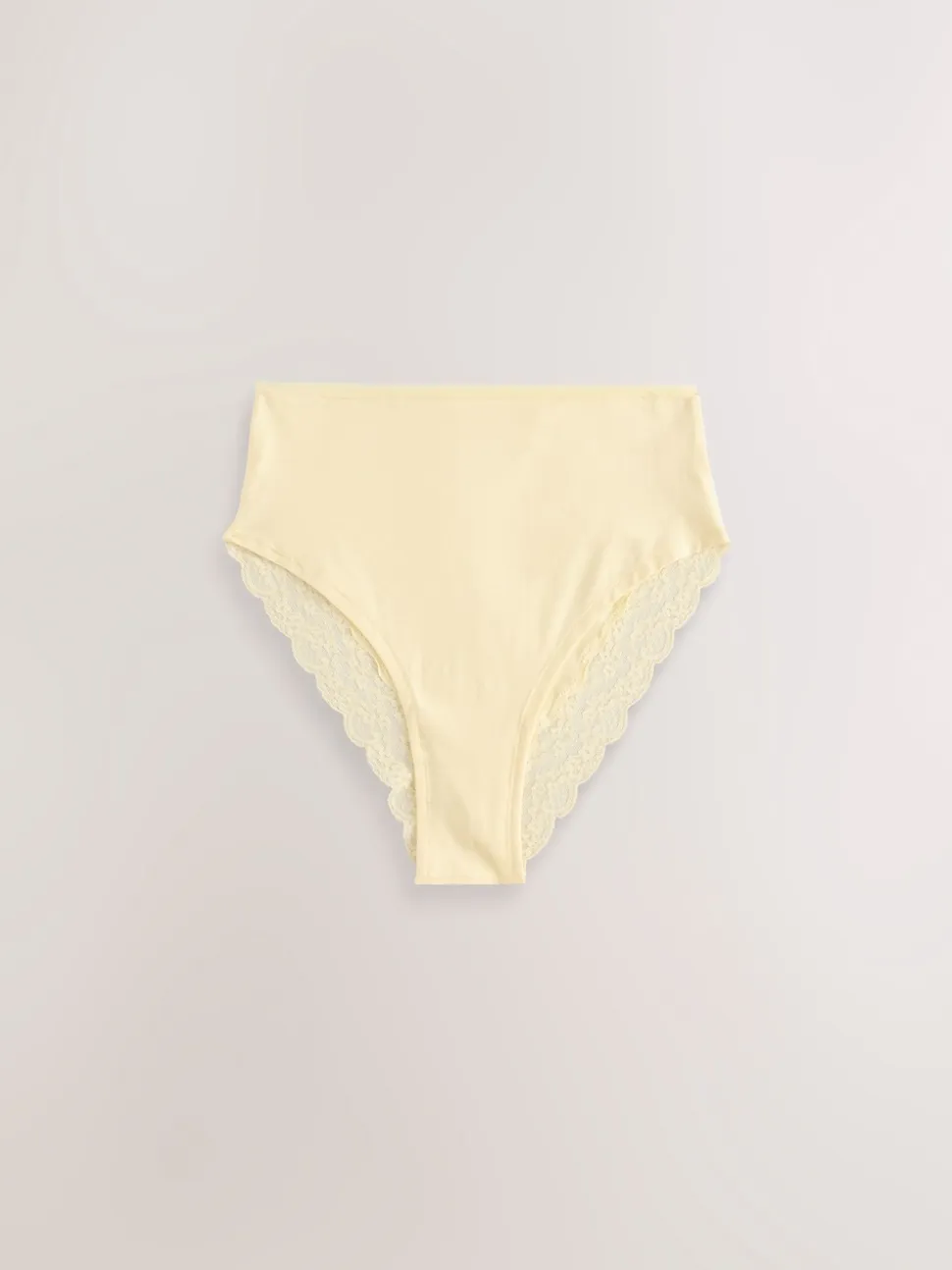 à motif cachemire - Lot de 4 culottes en coton et dentelle