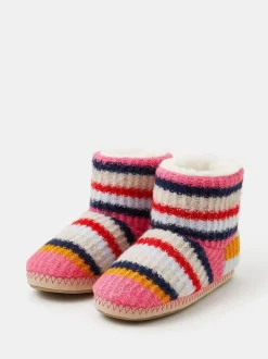 Accessorize Chaussons rayés en maille Bottes