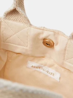 Accessorize Court sac à main fleuri avec ornements