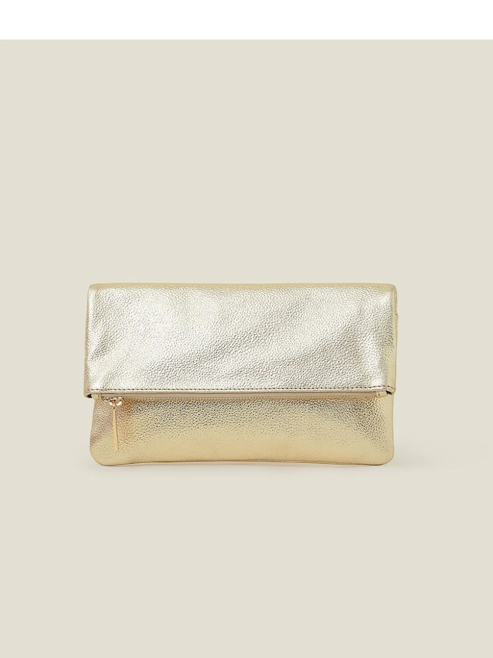 Accessorize Embrayage repliable en cuir