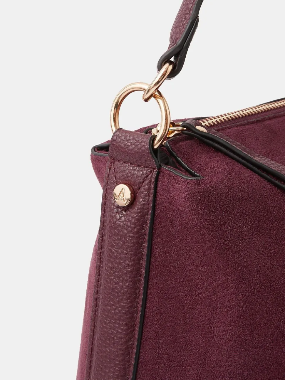 Accessorize grand sac à main en suédine souple
