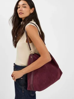 Accessorize grand sac à main en suédine souple