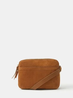 Accessorize petit sac à bandoulière en daim
