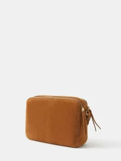 Accessorize petit sac à bandoulière en daim
