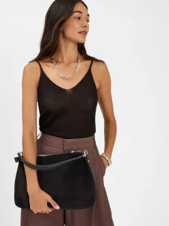 Accessorize sac à main en suédette souple