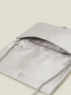 Accessorize Tianna métallisé Sac à pochette avec ornements