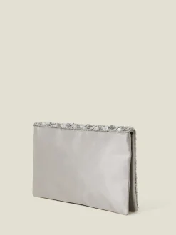 Accessorize Tianna métallisé Sac à pochette avec ornements