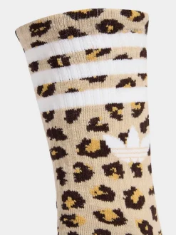 Adidas Original Disney Cheetah Filles Lot de 2 Chaussettes Col rond Imprimé Léopard