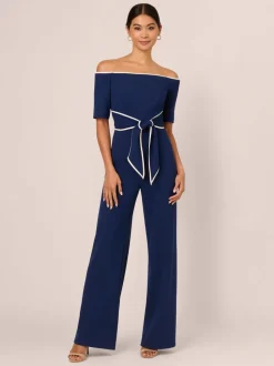 Adrianna Papell Tricot à nouer en crêpe