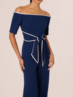 Adrianna Papell Tricot à nouer en crêpe