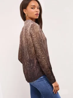 Animal brun - Lipsy Chemises imprimées en mousseline