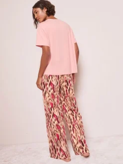 Animal rose - Pyjama Friends Like These à manches courtes