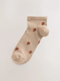 Animaux d’automne Ditsy - Lot de 4 chaussettes de sport