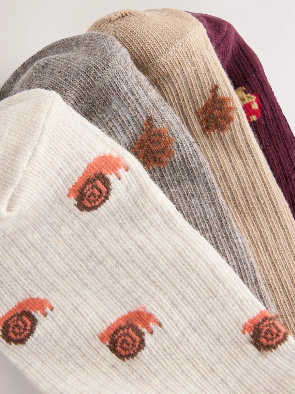 Animaux d’automne Ditsy - Lot de 4 chaussettes de sport