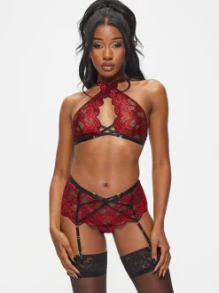 Ann Summers Ensemble soutien-gorge et culotte en dentelle Brooke Fleuri