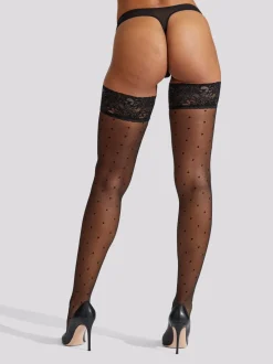 Ann Summers hauts en dentelle à pois
