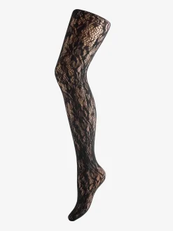 Ann Summers Lace Strappy Crotchless Tights
