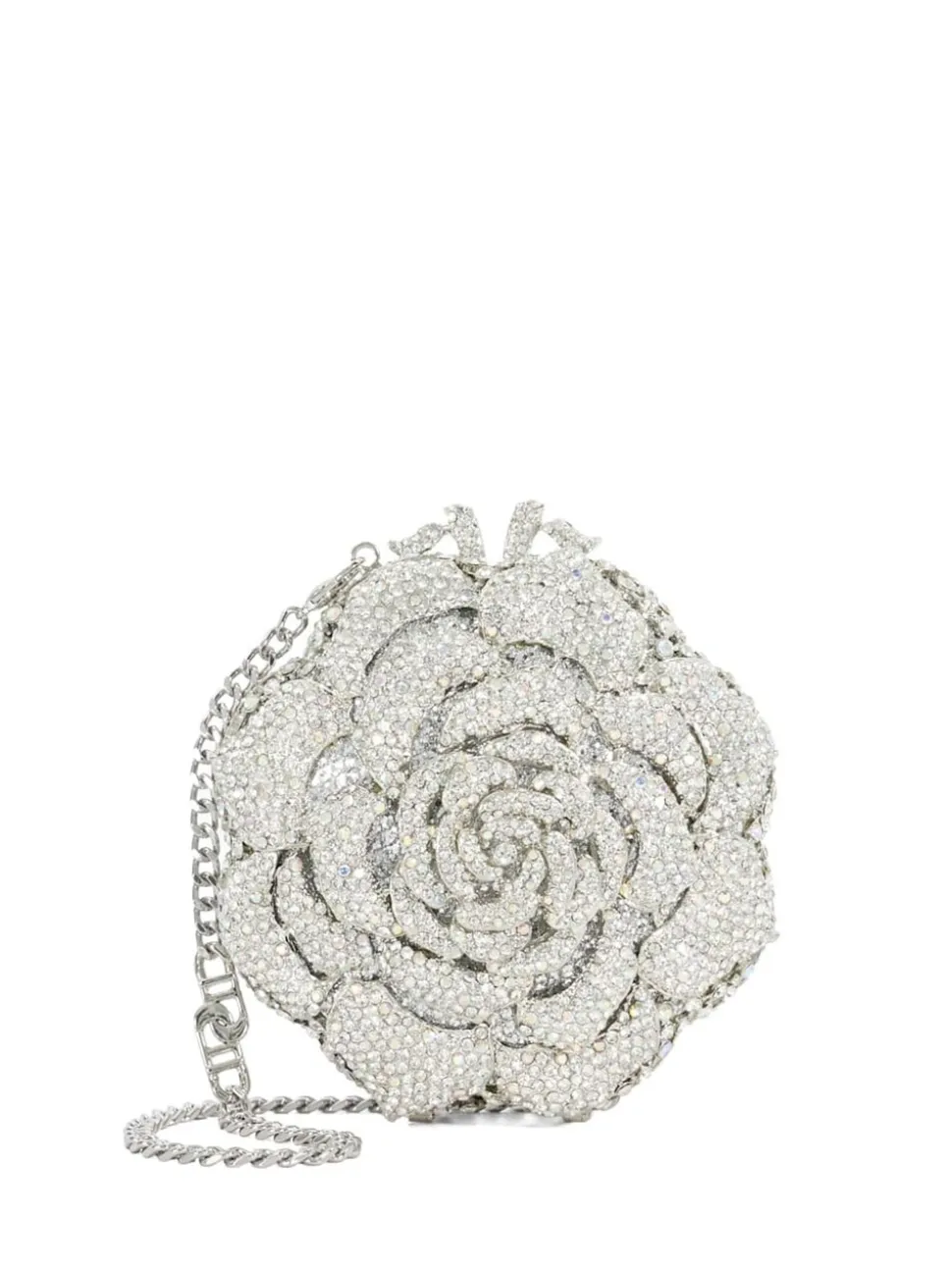 Argent - Dune London Bling Hard Embellished Flow Bag