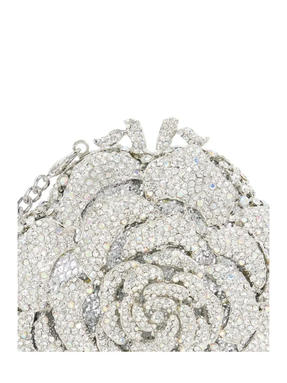 Argent - Dune London Bling Hard Embellished Flow Bag