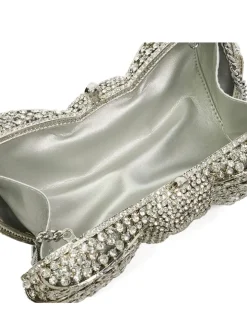 Argent - Dune London Sac à main Enchant Diamante Nœud