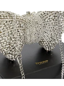 Argent - Dune London Sac à main Enchant Diamante Nœud