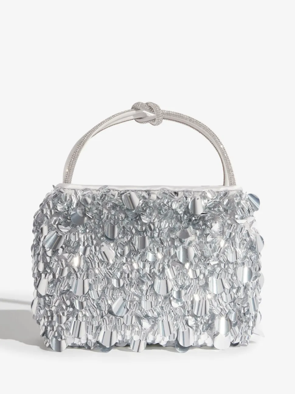 Argent - Friends Like These sac à poignée supérieure à sequins