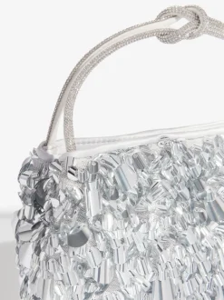 Argent - Friends Like These sac à poignée supérieure à sequins