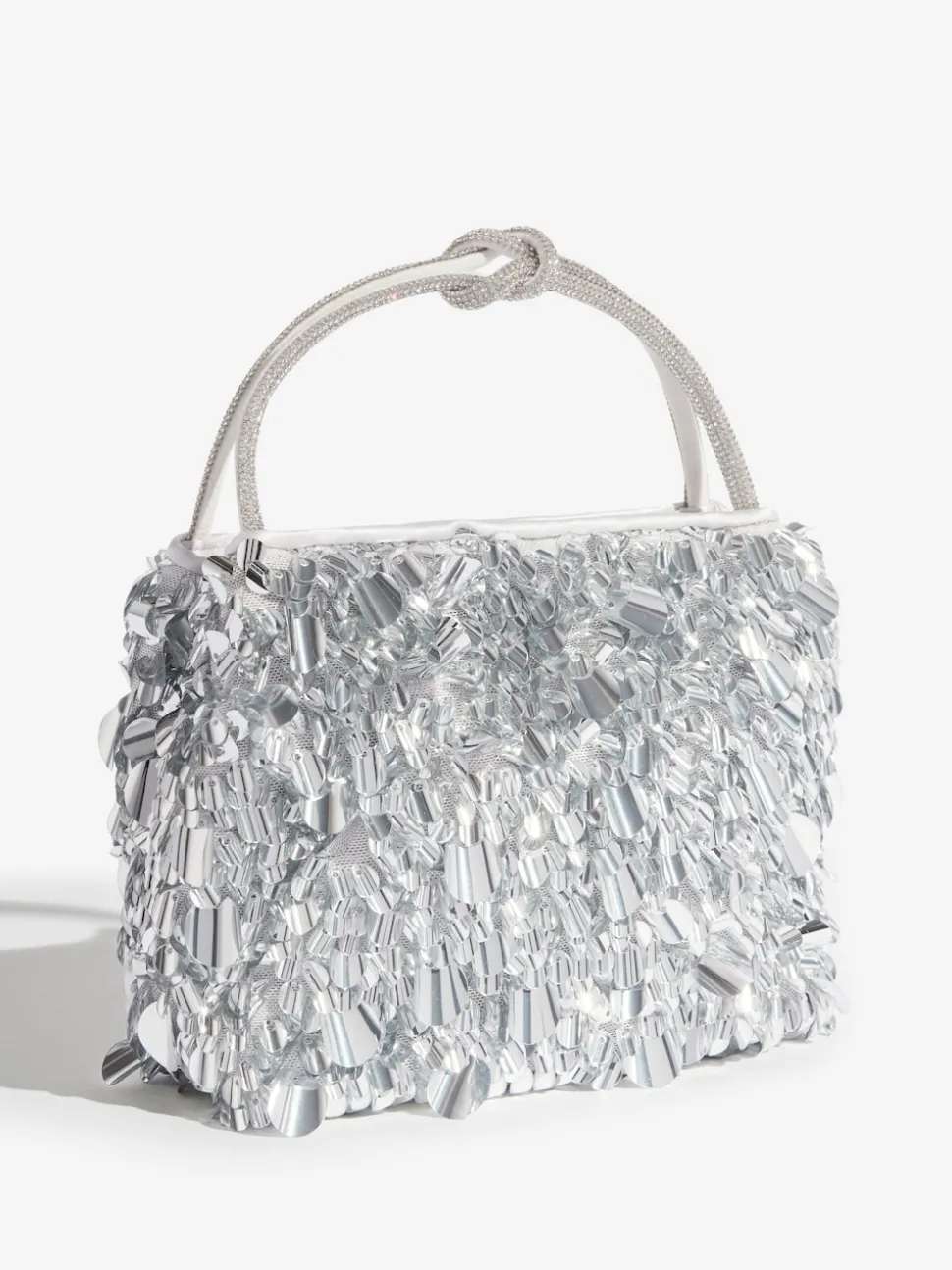 Argent - Friends Like These sac à poignée supérieure à sequins