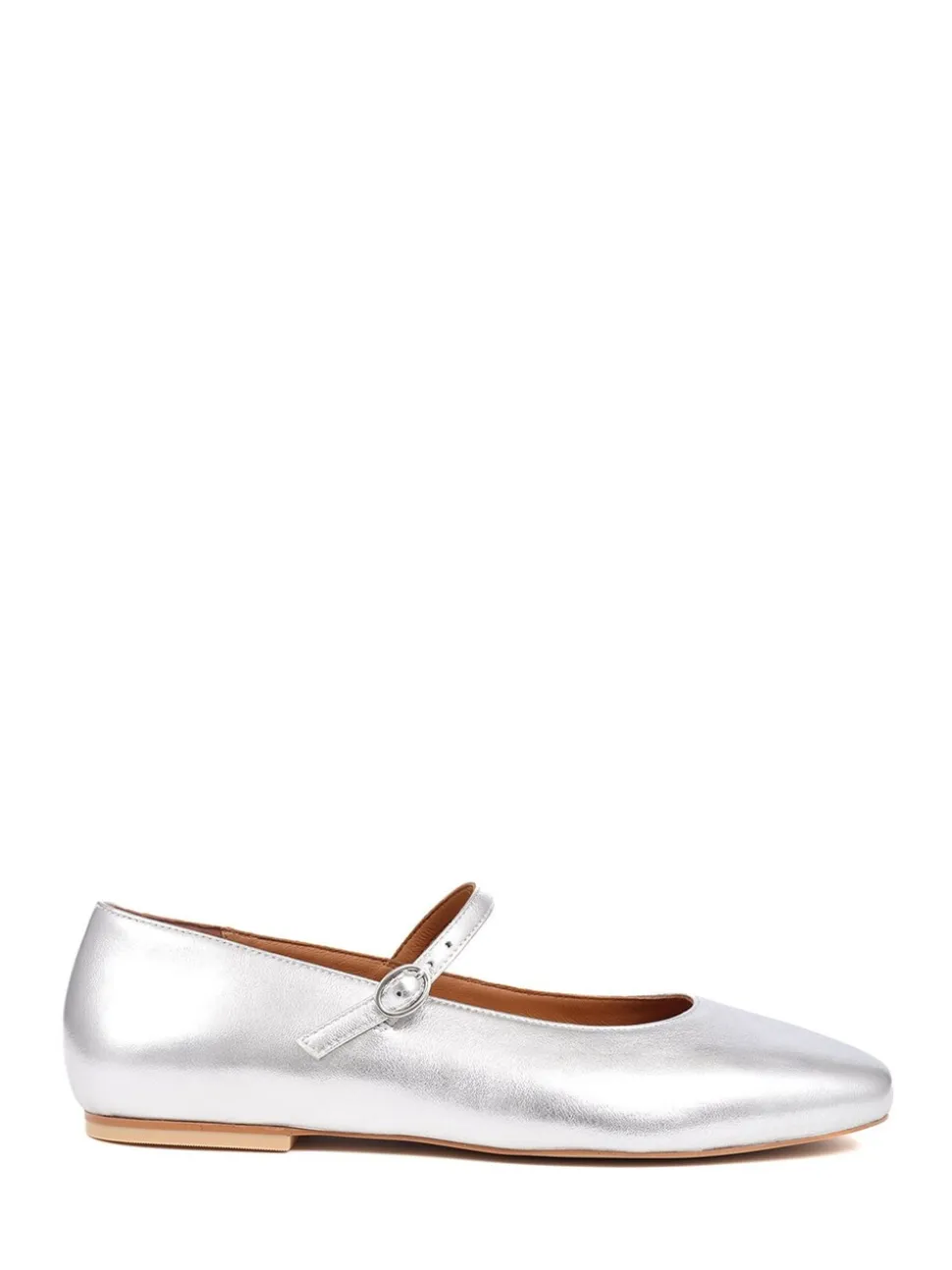 Argent - Jones Bootmaker Sonnet Mary Janes Chaussures en cuir
