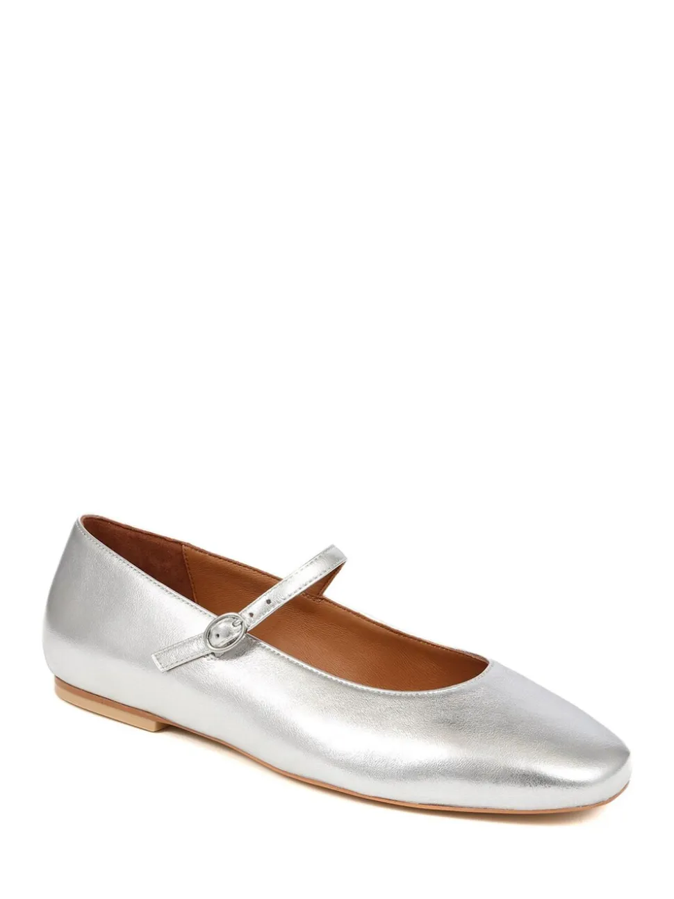 Argent - Jones Bootmaker Sonnet Mary Janes Chaussures en cuir