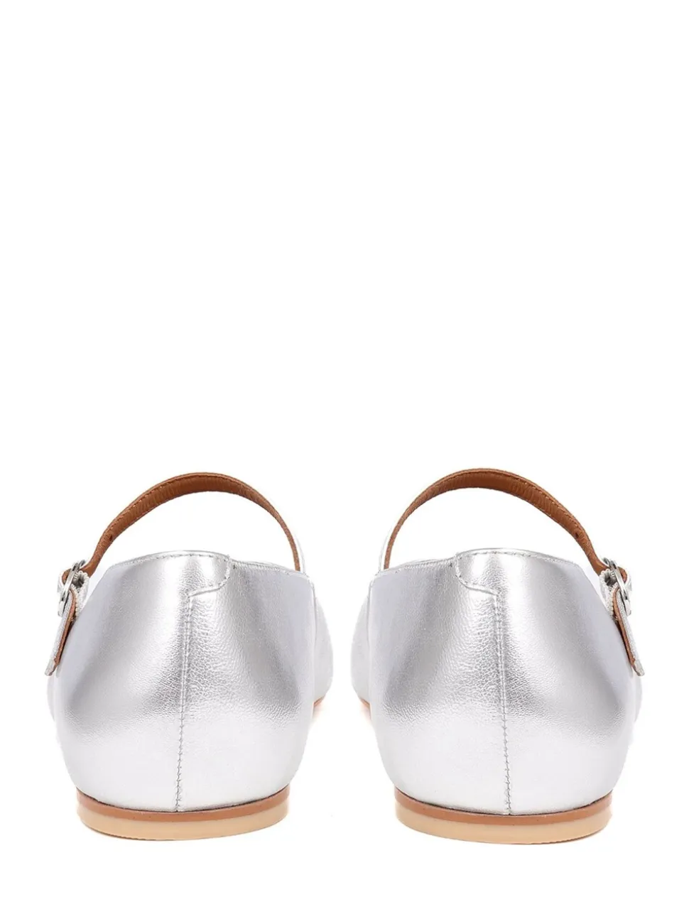 Argent - Jones Bootmaker Sonnet Mary Janes Chaussures en cuir