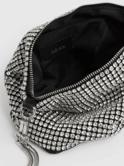 Argent - Pochette à bracelet en cristal Reiss Leah