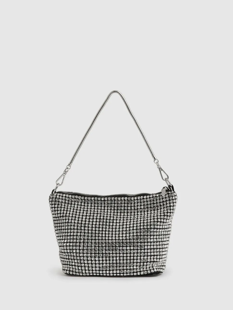 Argent - Pochette à bracelet en cristal Reiss Leah