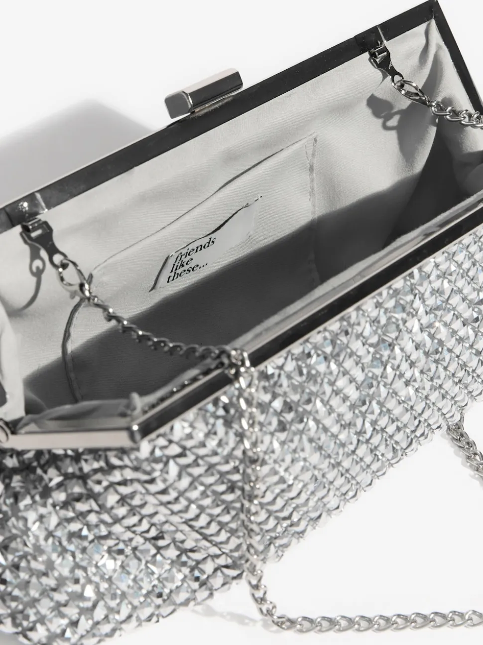 Argent - Pochette Friends Like These cotte de mailles
