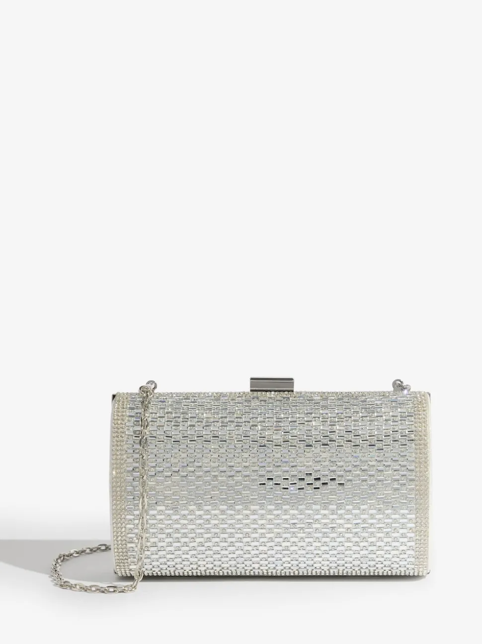 Argent - Pochette Lipsy avec ornements