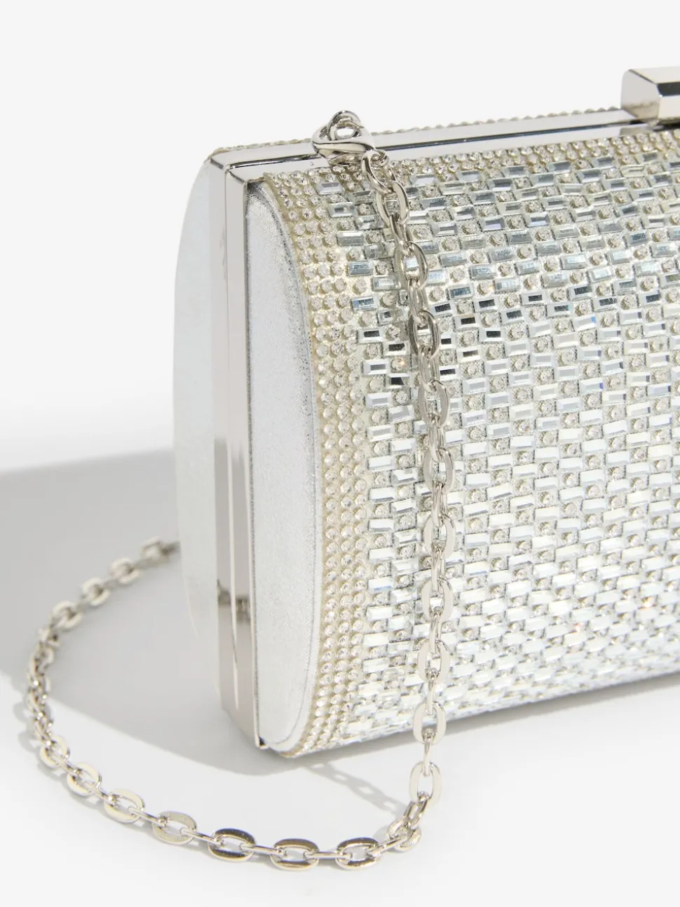 Argent - Pochette Lipsy avec ornements