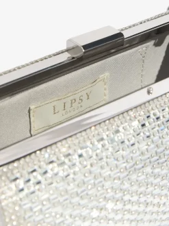 Argent - Pochette Lipsy avec ornements