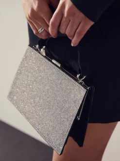 Argent - Sac à main scintillant