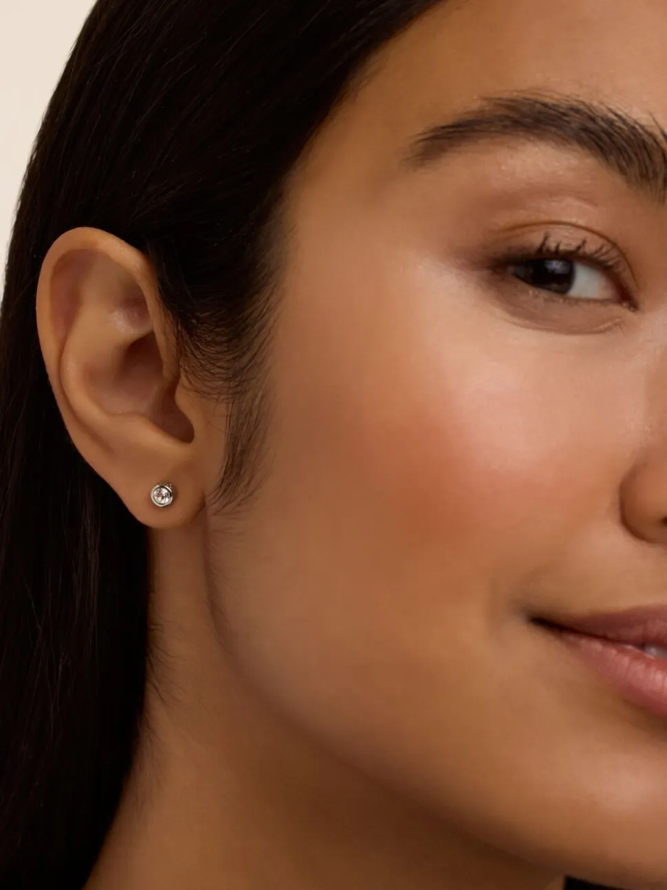 Argent - Ted Baker Tone Sinee Mini Boucles d'oreilles en cristal