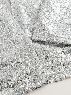 Argent - Veste à sequins