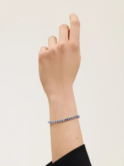 Argent/Bleu - Ted Baker Tone Melrah: Bracelet Curseur Icon Crystal, cristal transparent