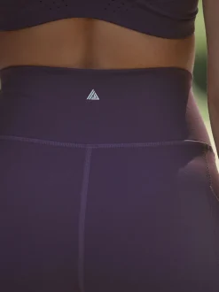 aubergine - Legging sculptant Active Sports Dry Tech
