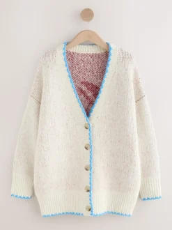 Avoine - Cardigan boutonné homard