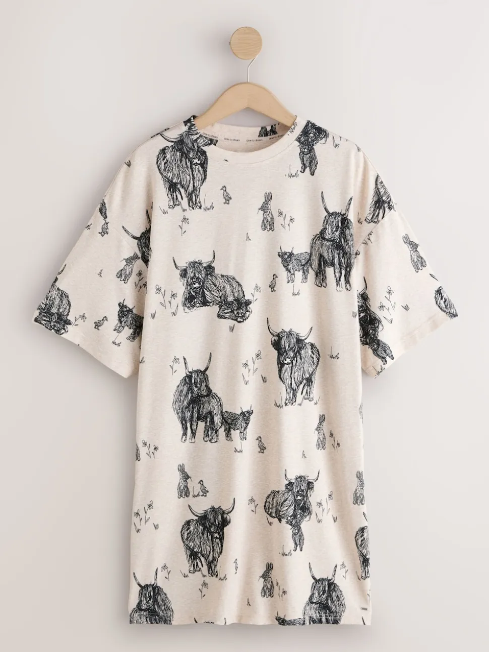Avoine Hamish The Highland Cow - Chemise de nuit douillette