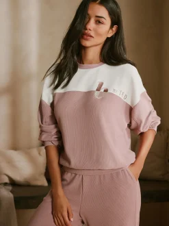 B by Ted Baker Haut lounge côtelé ottoman rose