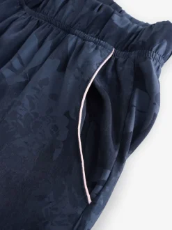 B by Ted Baker pyjama boutonné en jacquard bleu marine