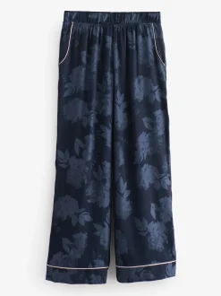 B by Ted Baker pyjama boutonné en jacquard bleu marine