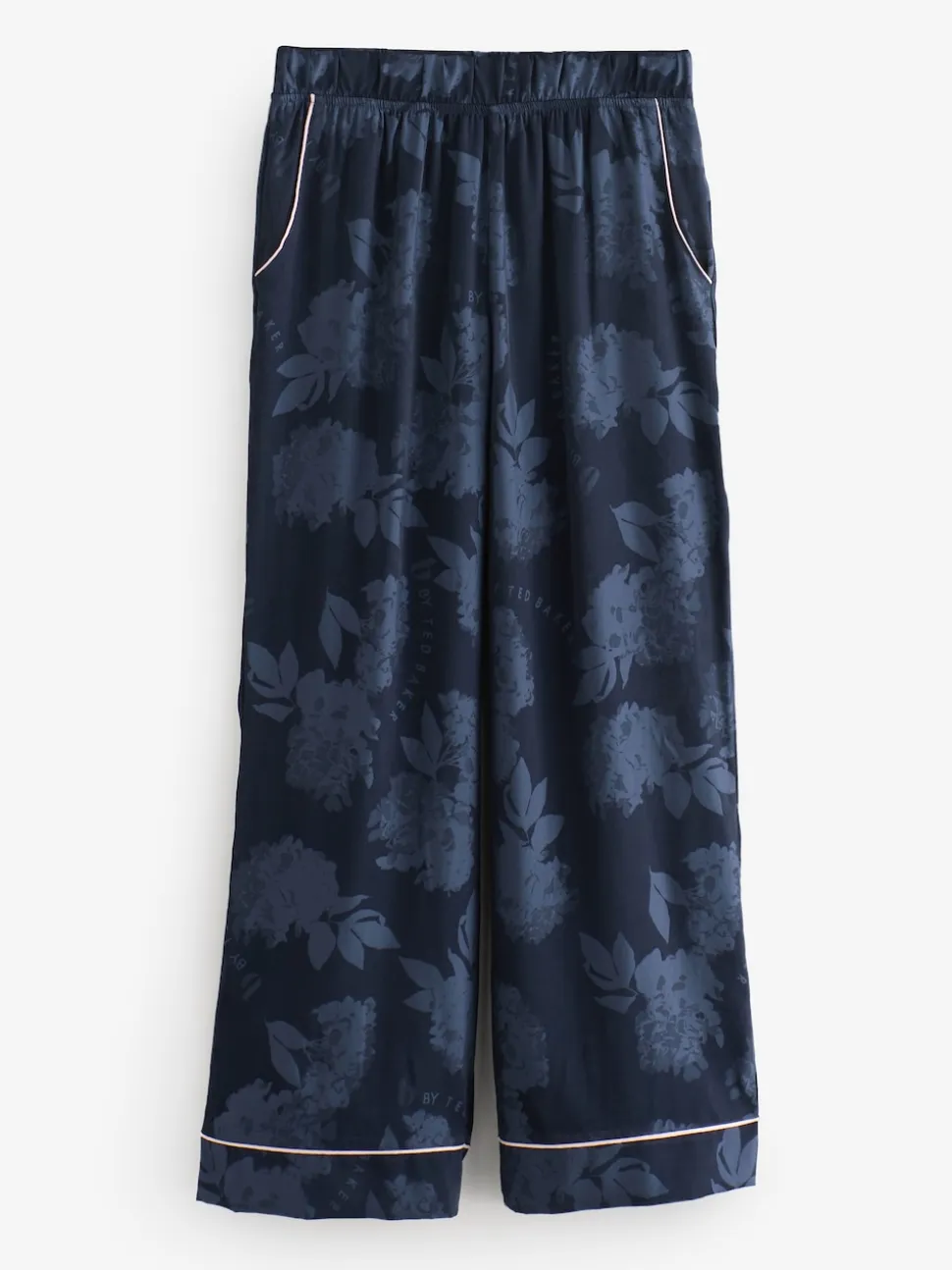 B by Ted Baker pyjama boutonné en jacquard bleu marine