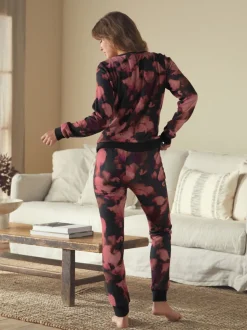 B By Ted Baker Pyjama cache-cœur multicolore gaufré