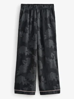 B by Ted Baker Pyjamas caraco Noir Fleuri en jacquard